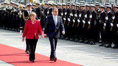 Prime Minister Juha Sipilä meeting with Federal Chancellor Angela Merkel
