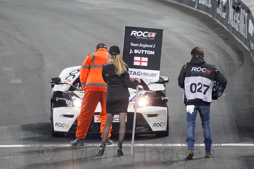 Jenson Button in The Race of Champions, Olympic Stadium, London, November 2015