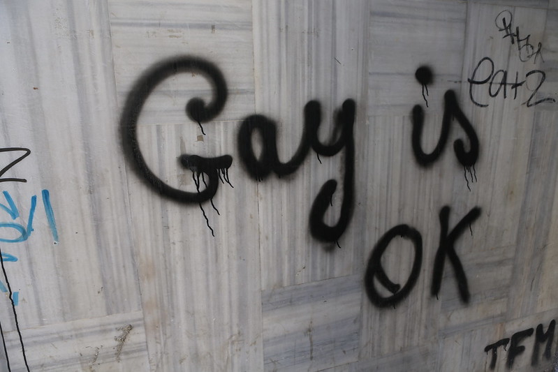 Beirut Libanon November 2015 IMG_9685 Gay is OK<br/>© <a href="https://flickr.com/people/20674281@N03" target="_blank" rel="nofollow">20674281@N03</a> (<a href="https://flickr.com/photo.gne?id=22566428227" target="_blank" rel="nofollow">Flickr</a>)