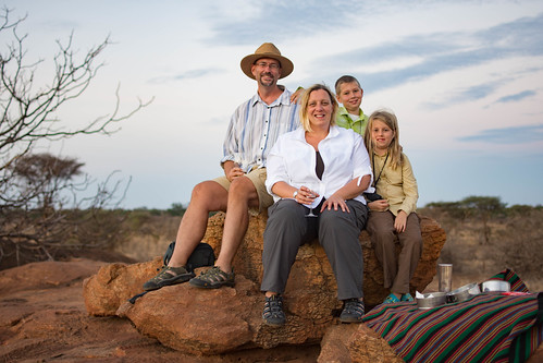 Family shot on a rock at sundown in Meru. • <a style="font-size:0.8em;" href="http://www.flickr.com/photos/96277117@N00/21899488331/" target="_blank">View on Flickr</a>