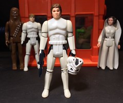 Custom vintage Kenner Han Solo in Stormtrooper disguise.
