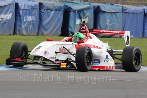 Lanan Racing's Jack Bartholomew in BRDC F4 at Donington Park, September 2015