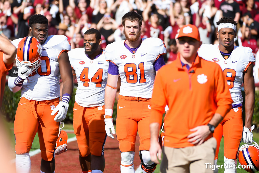 Clemson Football Photo of BJ Goodson and Charone Peake and Shaq Lawson and Stanton Seckinger