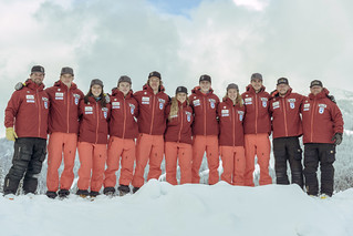 BC Ski Team athletes and coaches