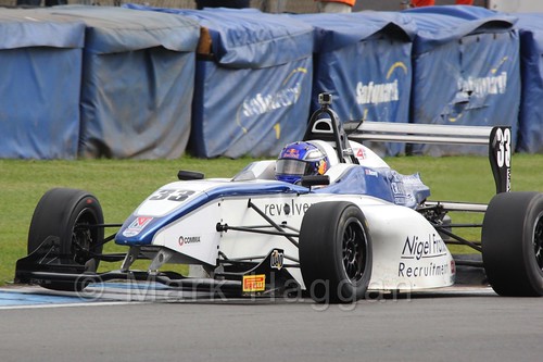 Hari Newey in BRDC F4 at Donington Park, September 2015