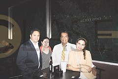 0108. José Luis Junco, Citlali Quezada, Carlos Martínez y Perla Villanueva de Martínez.