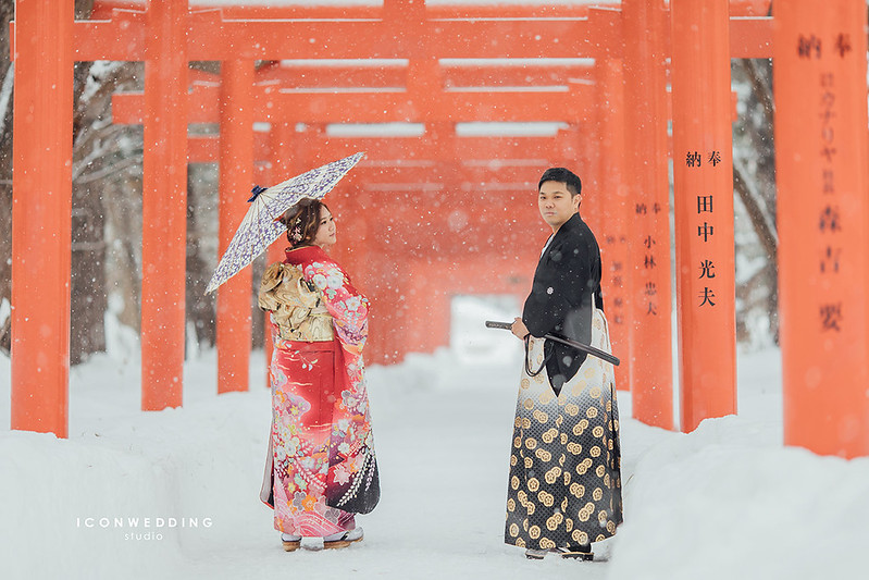 稻和神社,小樽運河,札幌電視塔,海外婚紗,北海道婚紗