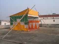 Bodh Gaya classes   kuti on roof