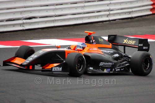 Roy Nissany in the Formula Renault 3.5 Saturday Race at Silverstone