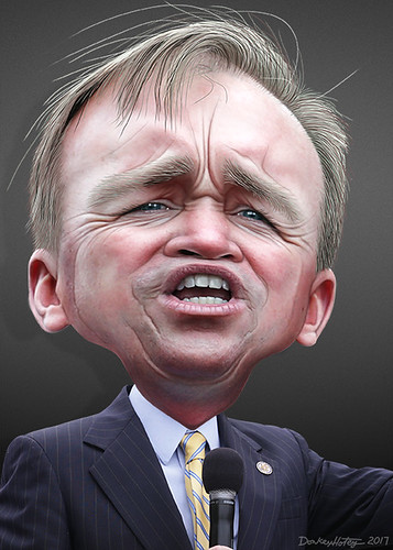 Mick Mulvaney - Caricature, From FlickrPhotos