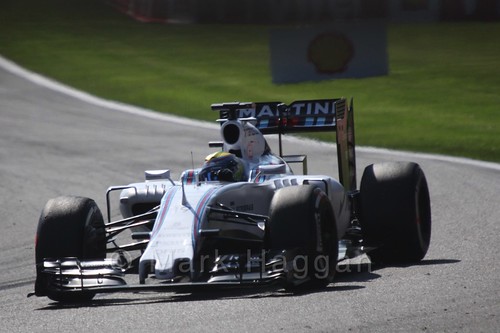 Felipe Massa in Free Practice 1 for the 2015 Belgium Grand Prix
