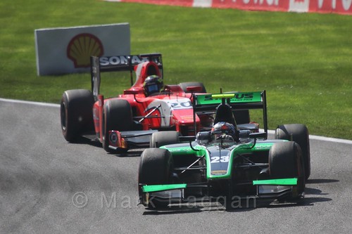 Richie Stanaway in the GP2 Sprint Race at the 2015 Belgium Grand Prix