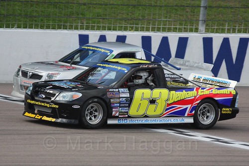 Phil White in Pick Up Truck Racing, Rockingham, Sept 2015