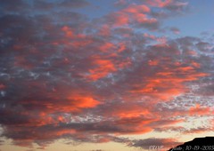 Clouds Glowing With Color At Sunset (10-19-15)
