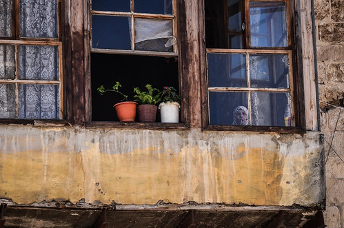 Woman Smoking at the Window, Nablus