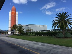 The Shuttle Atlantis Show Building • <a style="font-size:0.8em;" href="http://www.flickr.com/photos/28558260@N04/22193465373/" target="_blank">View on Flickr</a>