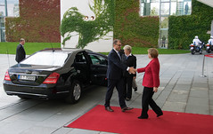 Prime Minister Juha Sipilä meeting with Federal Chancellor Angela Merkel