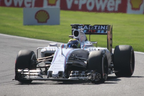 Felipe Massa in Free Practice 1 for the 2015 Belgium Grand Prix