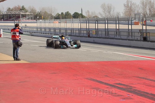 Lewis Hamilton at Formula One Winter Testing 2017