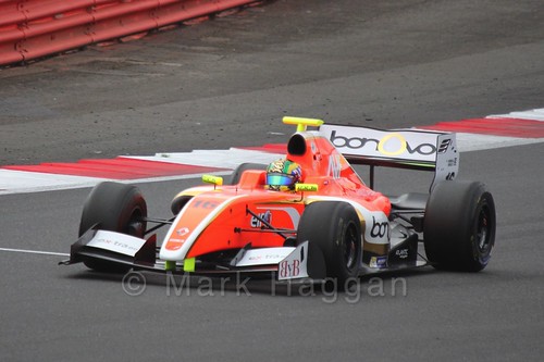 Beitske Visser in the Formula Renault 3.5 Saturday Race at Silverstone