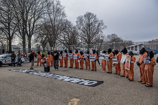 Anti-Torture Protesters Tell the Stories of Guantánamo Detainees at the White House