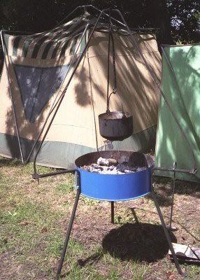 Tripod Campfire Barrel