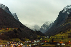 Village by the fjords