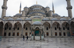 Mezquita Azul sahn