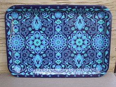 Large 1970's Psychedelic Salome Tin Serving Tray Designed By Ian Logan  Kitsch n Cool