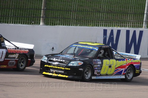 Phil White in Pick Up Truck Racing, Rockingham, Sept 2015