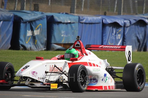 Lanan Racing's Jack Bartholomew in BRDC F4 at Donington Park, September 2015