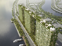 Проект жилого комплекса Diamond Lotus в Хошимине от Vo Trong Nghia Architects