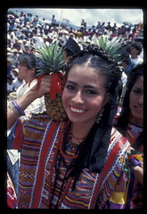 Dancer at the annual Guelaguetza Festival, Oaxaca, Mexico