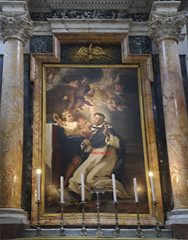 San Luigi Bertrando - Giovan Battista Gaulli detto Baciccio - Santa Maria Sopra Minerva - Roma
