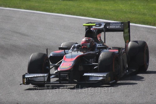 Nobuharu Matsushita in the GP2 Sprint Race at the 2015 Belgium Grand Prix