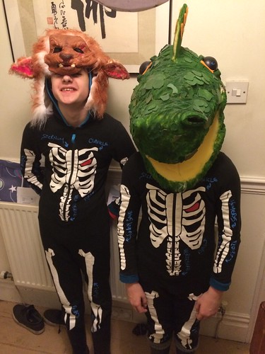 halloween kids children wolf mask dinosaur 2015
