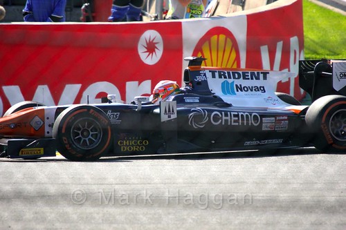 Raffaele Marciello in the GP2 Sprint Race at the 2015 Belgium Grand Prix