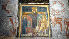 Crucifixion, Theodotus Chapel, c. 741-752, Santa Maria Antiqua, Rome