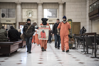 Witness Against Torture Holds an Anti-Torture Demonstration in Union Station