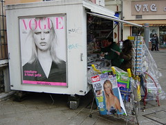 News stand in Monaco