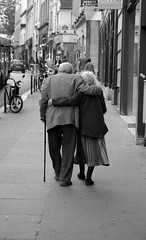 Elderly couple, Paris