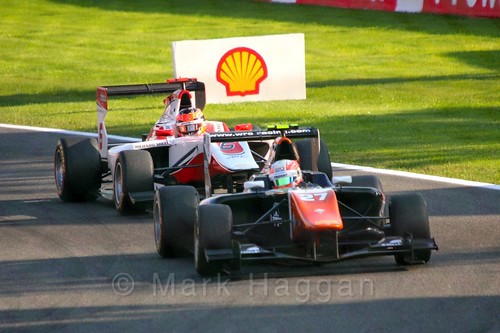 Luca Ghiotto in GP3 Race 1 at the 2015 Belgium Grand Prix