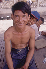 A young man in Phnom Penh, Cambodia