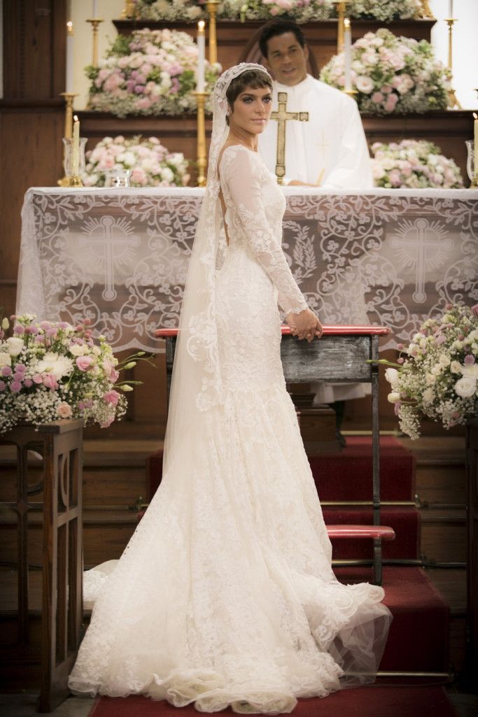 Vestido de noiva de Letícia em &#x27;A Lei do Amor&#x27; custou R$ 50 mil