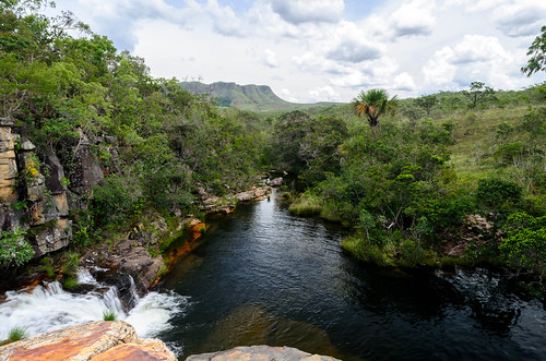 Rio Almécegas II do topo da cachoeira