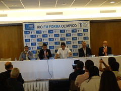 Romário discursa no evento