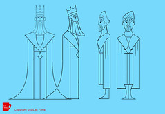 Cry of Achilles: The King & Prince line drawings