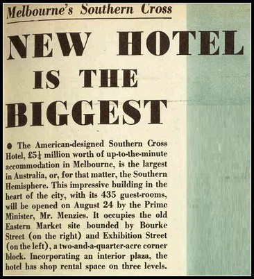 New Hotel for Melbourne