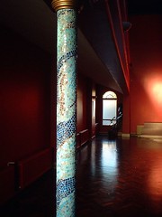 Mosaic pillar shrine room
