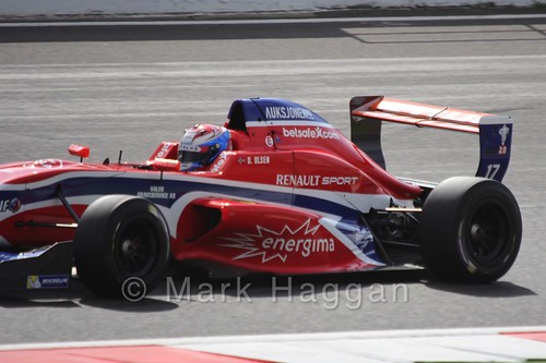 Dennis Olsen in the first Renault 2.0 race at Silverstone 2015